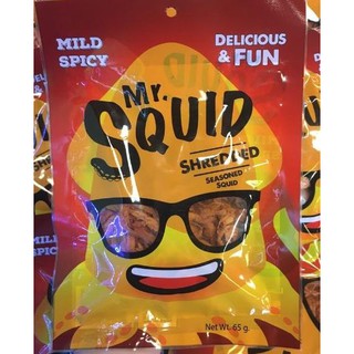 Mực xé sợi tẩm vị Mr. Squid gói nhỏ 65g - Úc