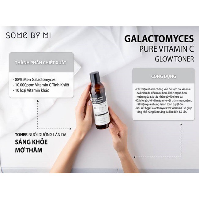 [FMCG12-12% ĐH399K]Combo Toner + Serum Some By Mi Dưỡng Trắng , Chống Lão Hóa Vitamin C Galactomyces Pure Vitamin C Glow | BigBuy360 - bigbuy360.vn