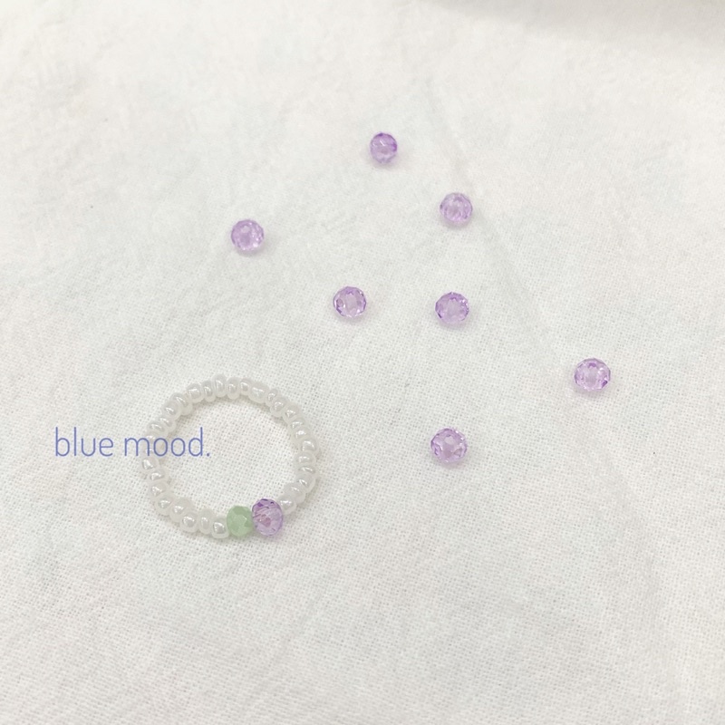 Nhẫn handmade hạt cườm Aurora Baby✨ #fromBlue