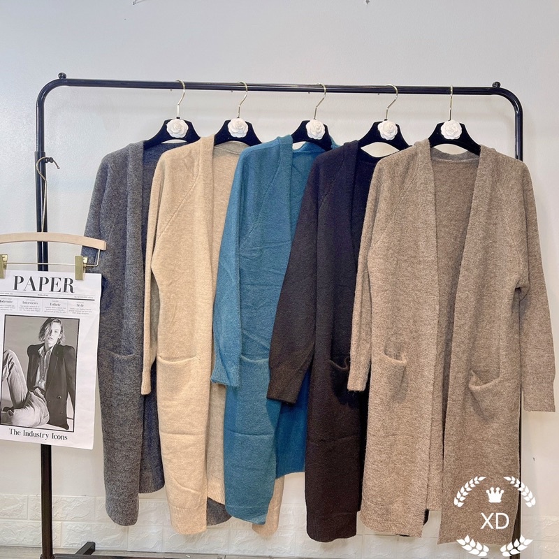 áo cardigan len dáng dài loại 1 | BigBuy360 - bigbuy360.vn