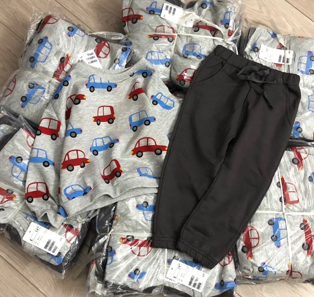 Bộ nỉ ô tô xám HM 1-6Y