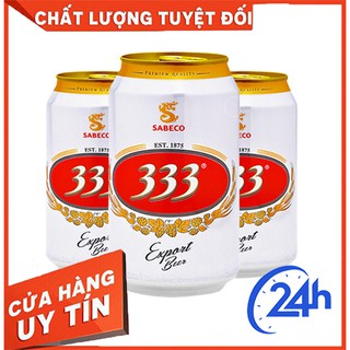 Bia 333 thùng 24 lon x 330ml