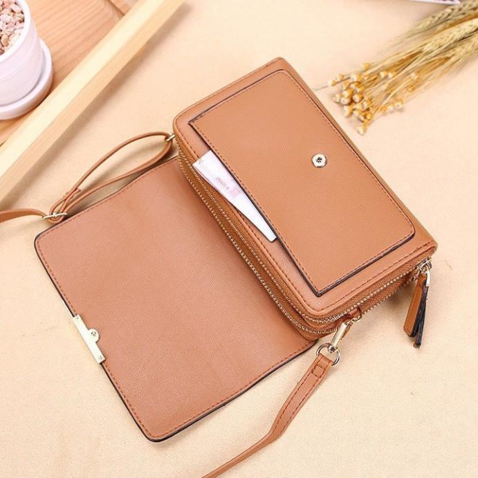 Túi Đựng Điện Thoại, Túi Đeo Chéo Nữ Nhiều Ngăn Tiện Dụng Hana DT2N19