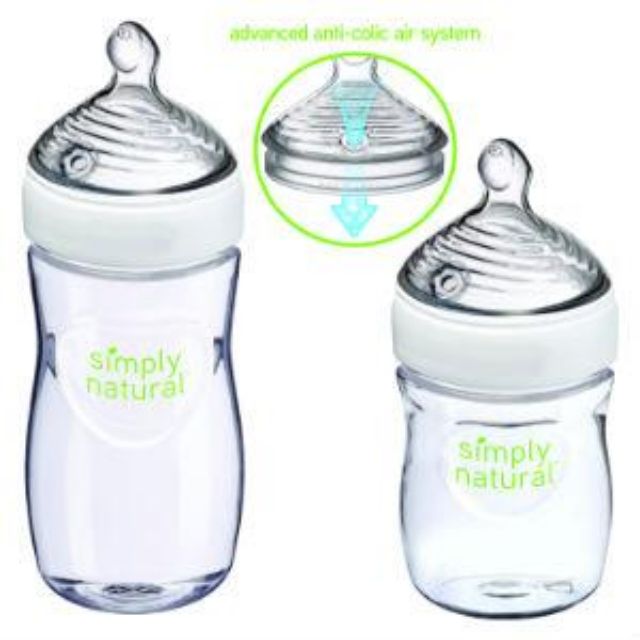 [Mã 256FMCGSALE giảm 8% đơn 500K] Bình sữa NUK simply natural 150ml/270ml (được chọn núm)