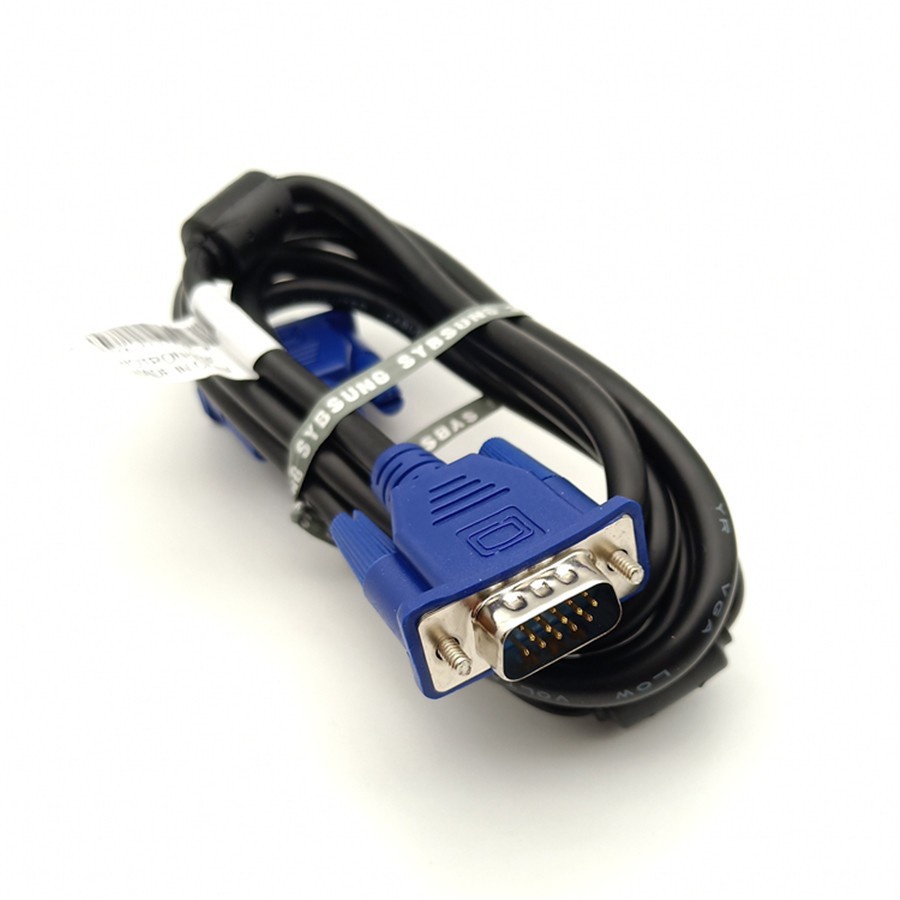 Cáp VGA 1.5 Mét Chống Nhiễu Màu Đen