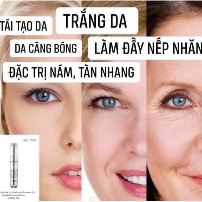 INTRODERM Tinh chất siêu dưỡng tái tạo da 6 trong 1 Sp10 Peptide Omni Essence Booster