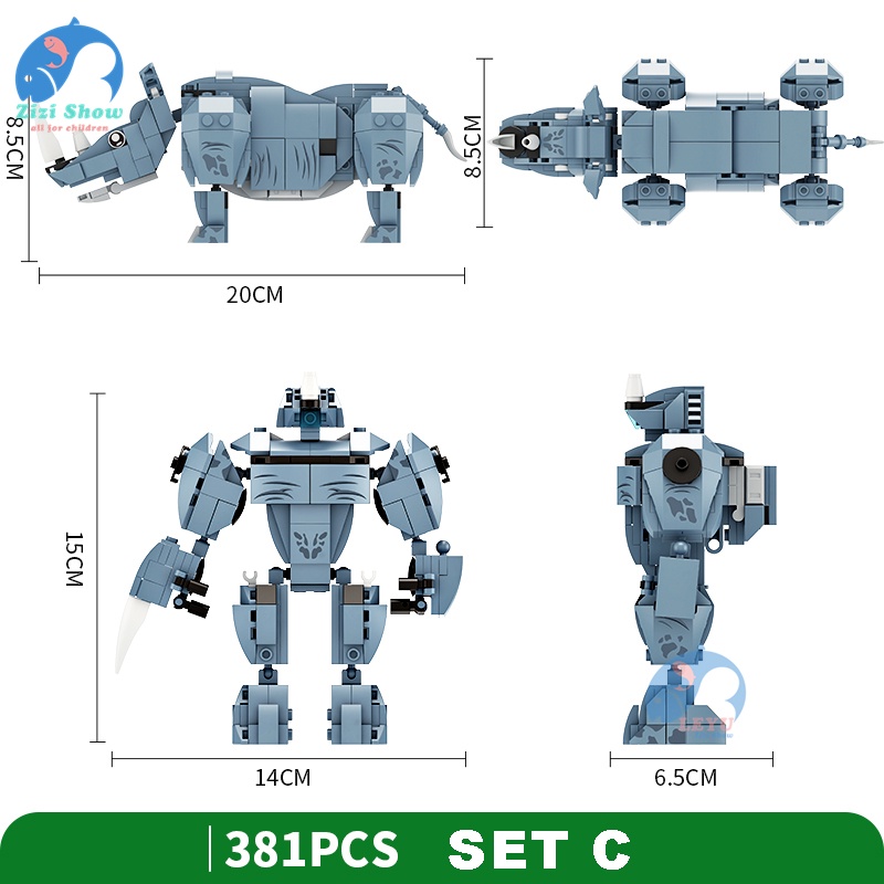 Đồ Chơi Lắp Ráp Lego Robot Biến Hình Sáng Tạo Cho Bé