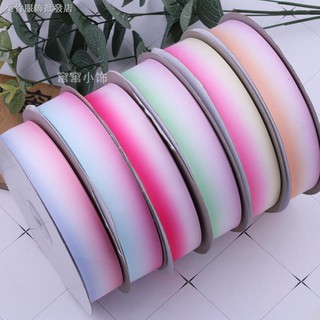 Cuộn Dây Ruy Băng Màu Gradient Dài 2.5cm 3.8cm