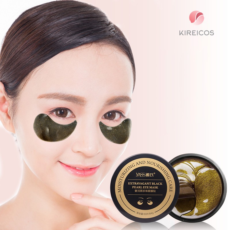 Hộp 60 Miếng Mặt Nạ Mắt Dạng Gel Yass Luxurious Black Pearl Eye Mask