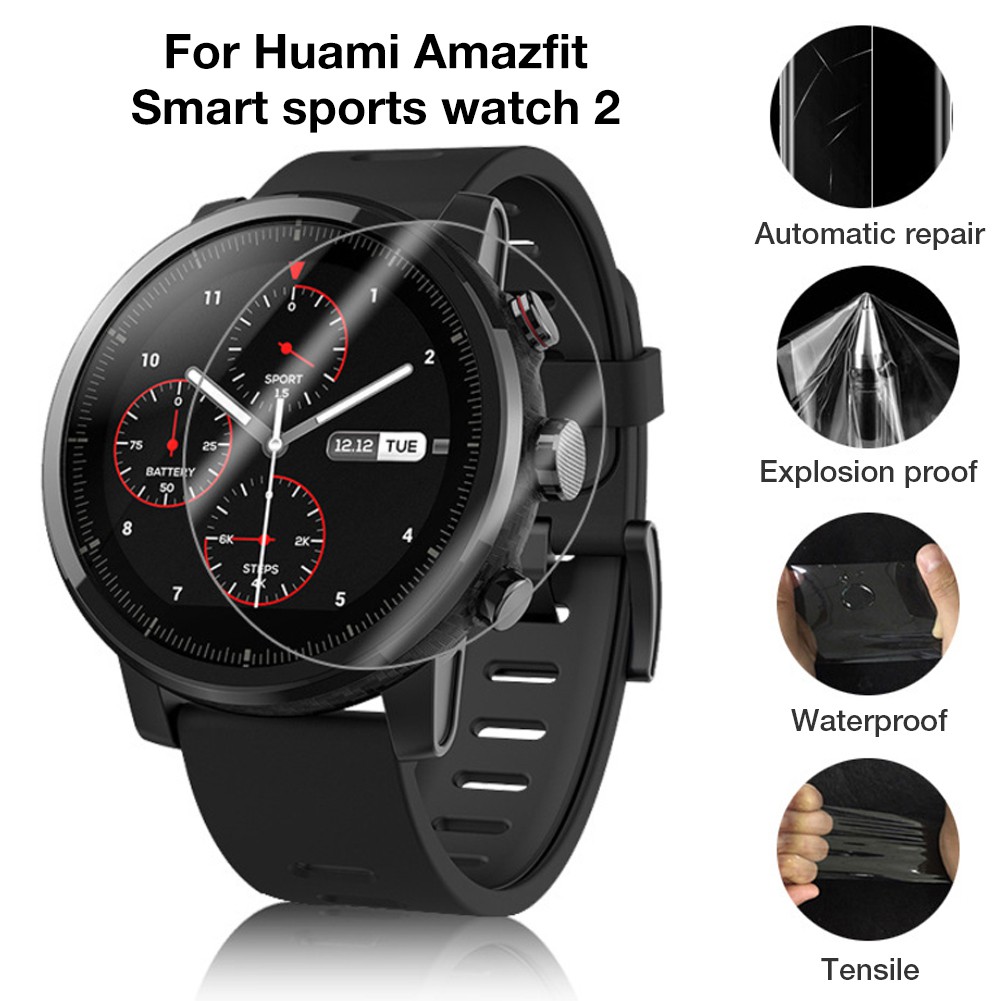 Miếng Dán Cường Lực 3d Cho Đồng Hồ Thông Minh Xiaomi Huami Amazfit Kèm Phụ Kiện