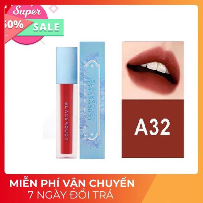 Son Black Rouge A32 Màu Đỏ Gạch Nâu ⚡️𝐅𝐑𝐄𝐄 𝐒𝐇𝐈𝐏⚡️ Hàng Handmade