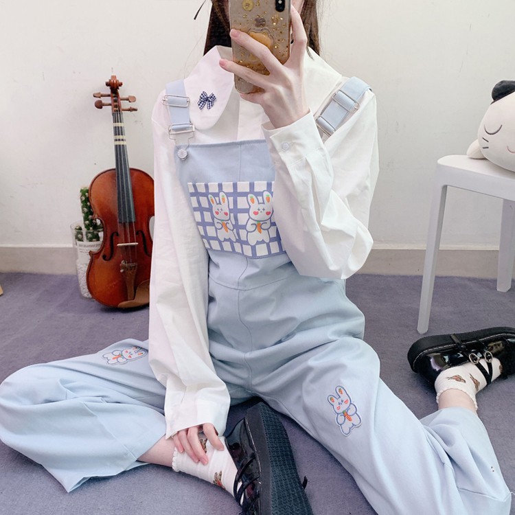 [ORDER TMALL 257] Quần Yếm BF 2 Chú Thỏ Cute | BigBuy360 - bigbuy360.vn