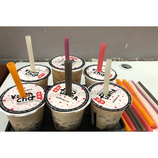 Ống hút trà sữa bột gạo ăn được