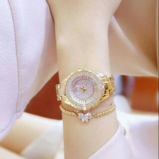 Đồng hồ nữ mặt tròn Bee sister cá tính