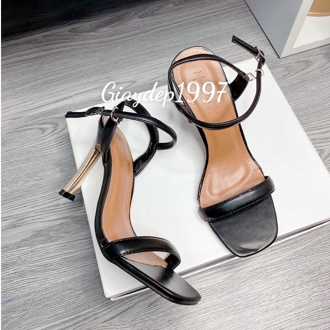 Sandal Cao Gót 9 Phân, Gót Nhọn Mạ Đồng HÓT Hè 2022 mã OOOO