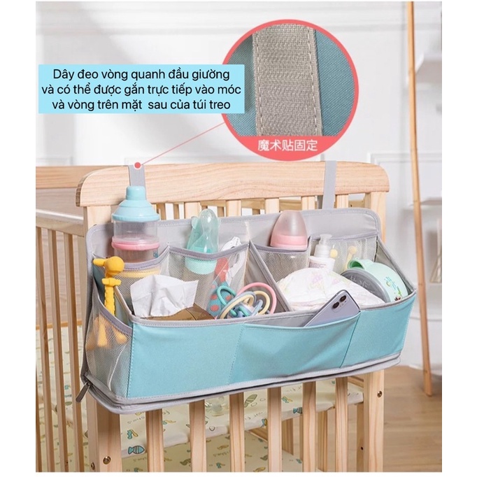 Túi đựng tã lót treo nôi cho trẻ em