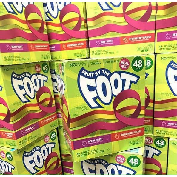 Kẹo dẻo fruit by the FOOT - Mỹ (1 cuộn)