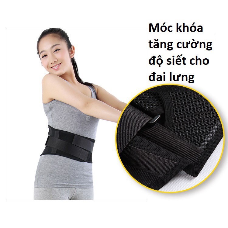 Đai Nịt Bụng - Đai Lưng Cột Sống Cải Thiện Thoái Hóa Cố Định Lưng