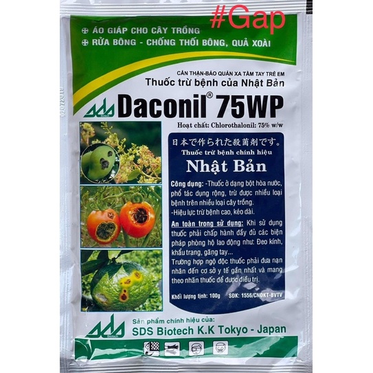 DACONIL 75WP THUỐC TRỪ BỆNH NHẬT BẢN