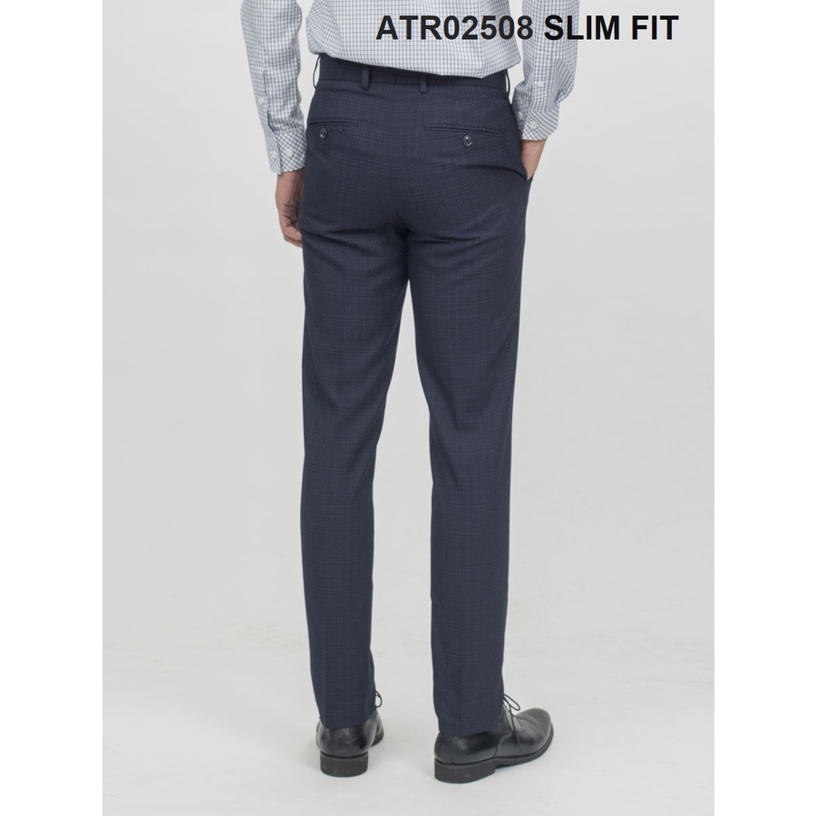 QUẦN ÂU NAM ARISTINO SLIM KẺ CARO SANG TRỌNG ATR02508