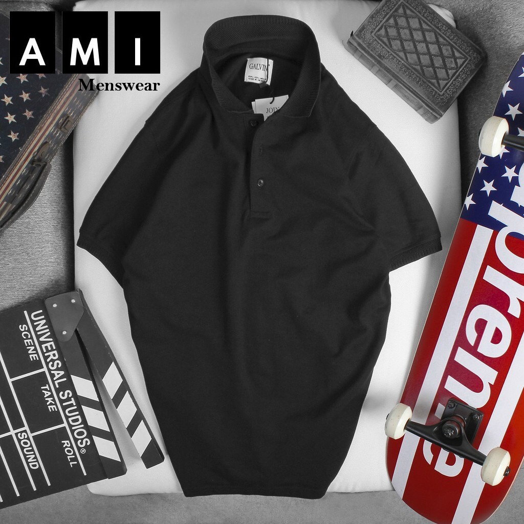 Áo Polo Nam Basic Cổ Dệt cao cấp, Áo Phông Nam Có Cổ Vải Cá Sấu Cao Cấp [Hàng Đẹp]PL2 | BigBuy360 - bigbuy360.vn