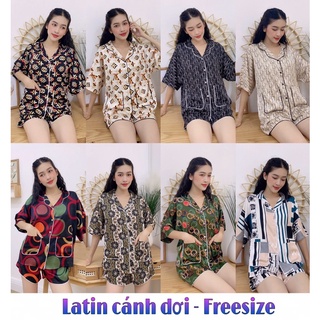 PIJAMA CÁNH DƠI LỤA LATIN (40-65kg) LỤA CAO CẤP MỀM MƯỢT, SANG TRỌNG