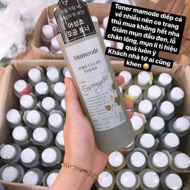 Nước Hoa Hồng Manonde❤️Toner Diếp Cá❤️ 250ml