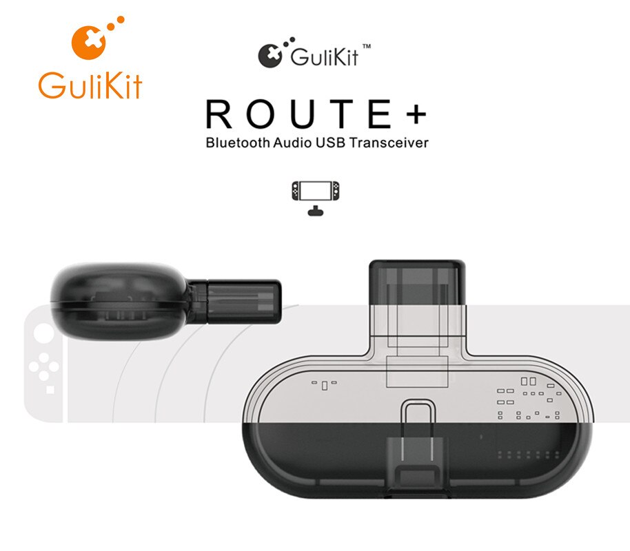 Thiết Bị Nhận Tín Hiệu Bluetooth GuliKit Route + USB Nhận Tín Hiệu Cho NS Switch Lite