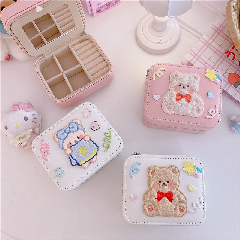HỘP ĐỰNG TRANG SỨC TEDDY 1720