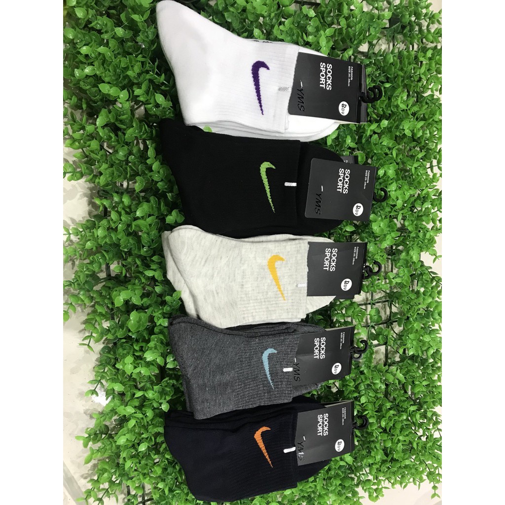 Tất Nam Vớ CỔ CAO NICE xuất xịn êm dịu doáng mát cotton mềm mại- AQ STORE