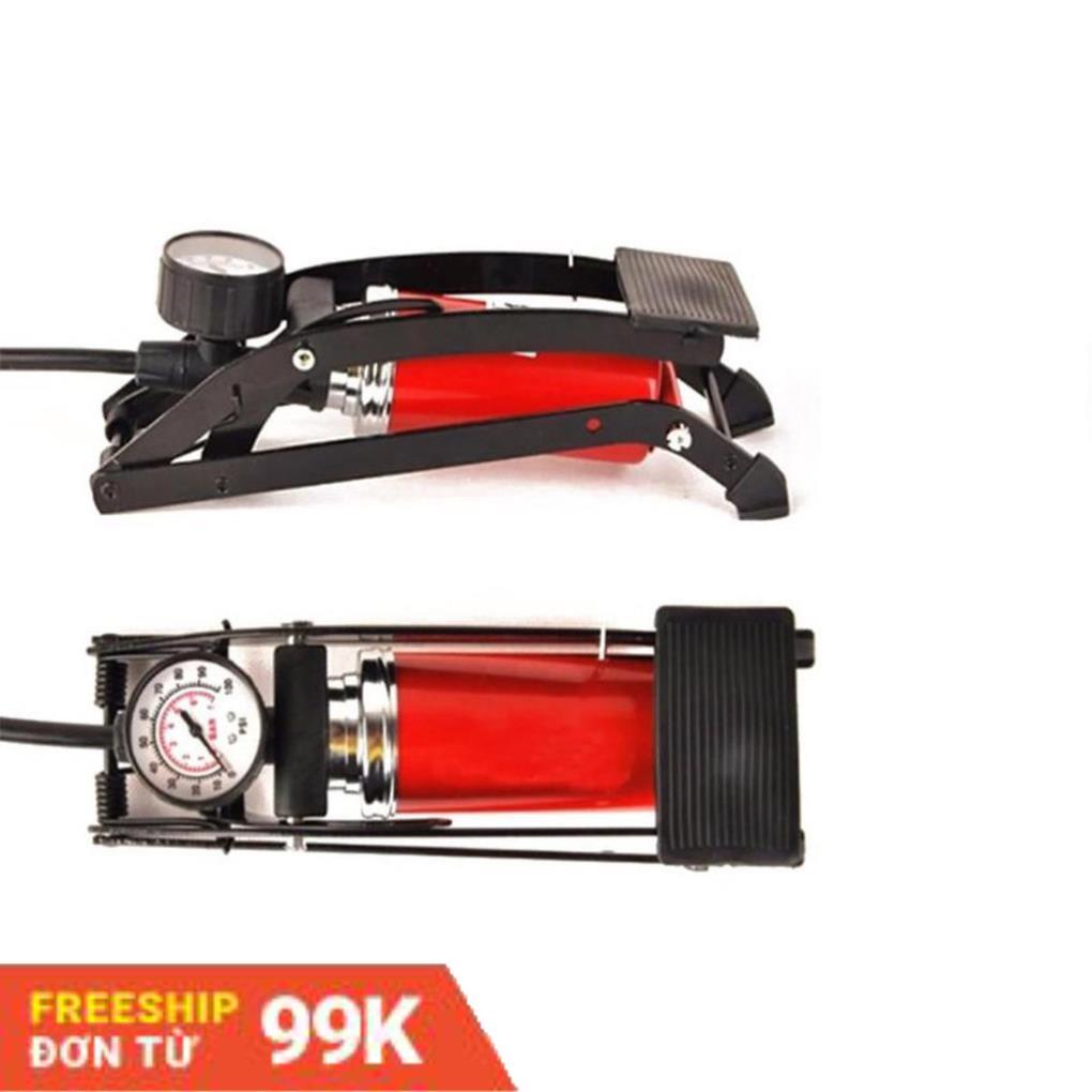 BƠM ĐẠP CHÂN MINI DÙNG CHO XE ĐẠP, XE MÁY, Ô TÔ
