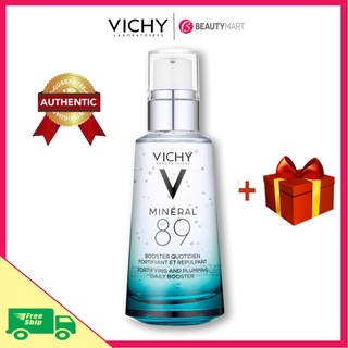 [Freeship+Tặng quà] Tinh chất khoáng cấp ẩm Vichy Mineral 89 chính hãng Pháp - BeautyMart