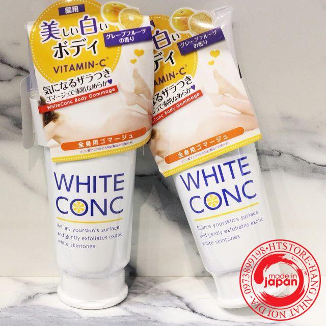 Tẩy tế bào chết dưỡng trắng da White ConC 180gr