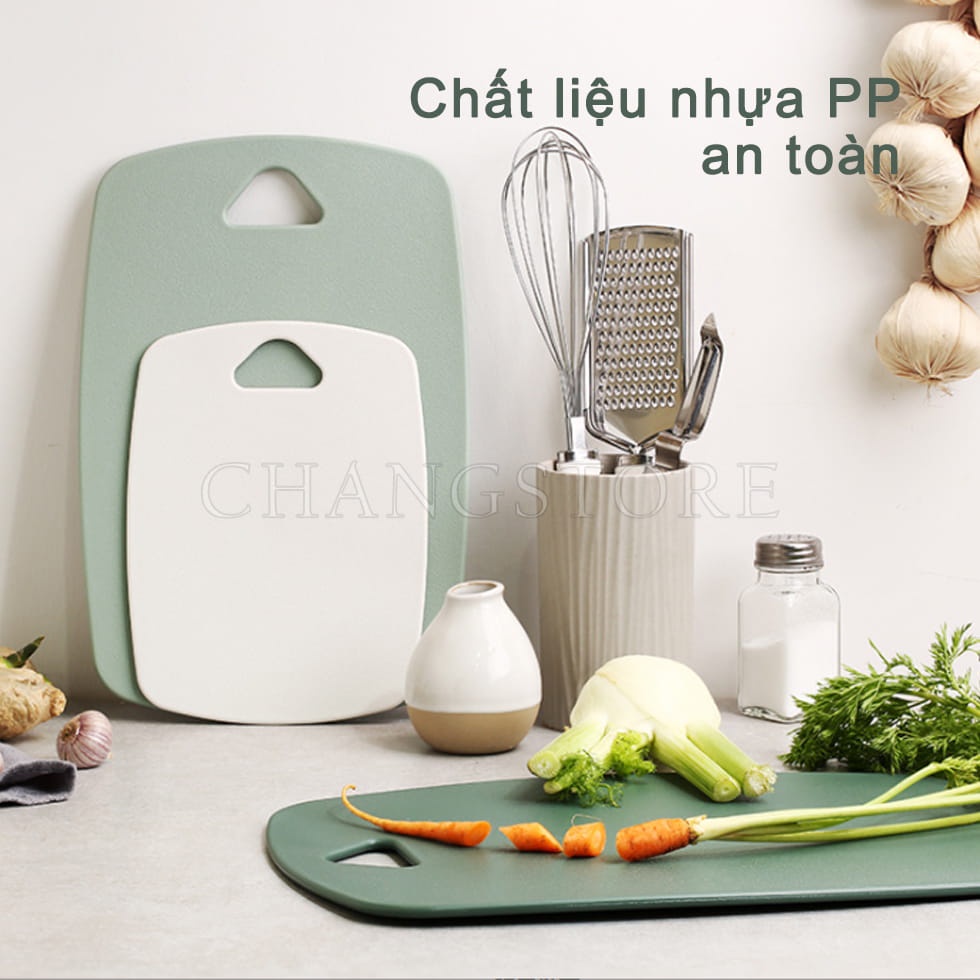 Set 3 Thớt Lúa Mạch Kháng Khuẩn Cao Cấp, Chống Ẩm Mốc, Trơn Trượt Siêu Xinh