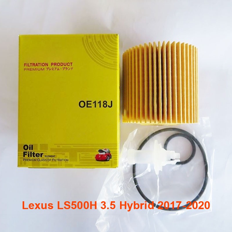Lọc nhớt Lexus LS500H 3.5L XF50 Hybrid 2017-2020 mã OE118J của JS Asakashi Nhật Bản