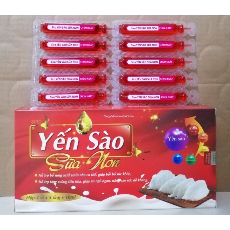 Yến sào sữa non hỗ trợ tiêu hóa, tăng hấp thu, giúp ăn ngon.