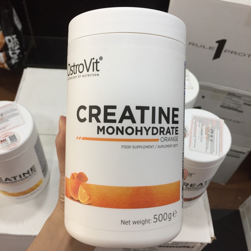 Creatine Monohydrate Ostrovit 500g - 100 Lần Dùng TĂNG Kích Thước Cơ Bắp, Phát triển sức mạnh