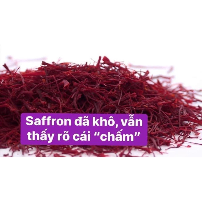 Saffron, nhuỵ hoa nghệ tây BABY SAFFRON Ấn Độ CHÍNH HÃNG, combo 3gr | BigBuy360 - bigbuy360.vn