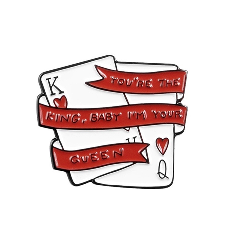 Hụ hiệu cài áo bằng kim loại xinh xắn độc đáo