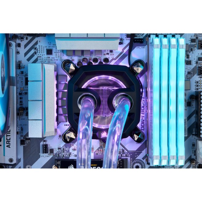 Block CPU Corsair Hydro XC7 ARGB sync main Tản nhiệt nước custom - Hyno Store