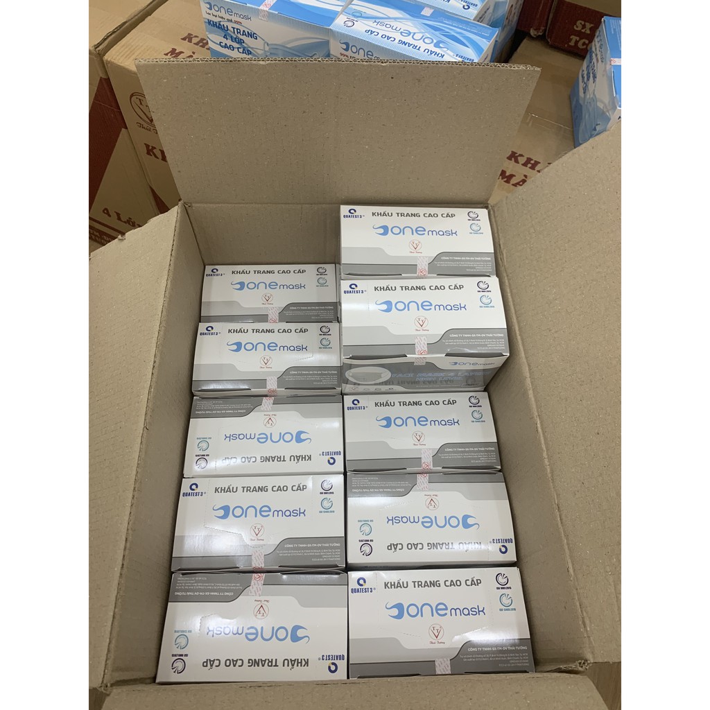 Khẩu Trang Y Tế 4 lớp Onemask (Hộp 50 cái)