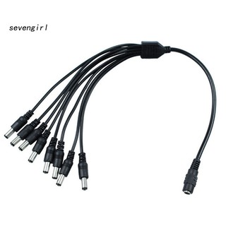 Dây Cáp Chia 8 Cổng DC Dành Cho Camera An Ninh CCTV