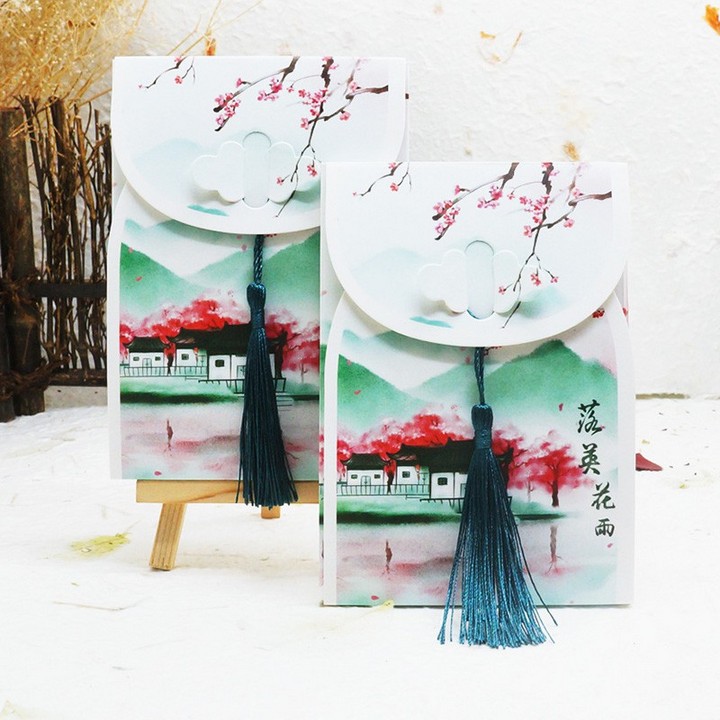 Postcard cổ phong dây tuyến Lạc anh hoa vũ hộp ảnh bộ ảnh có ảnh dán sticker lomo bưu thiếp