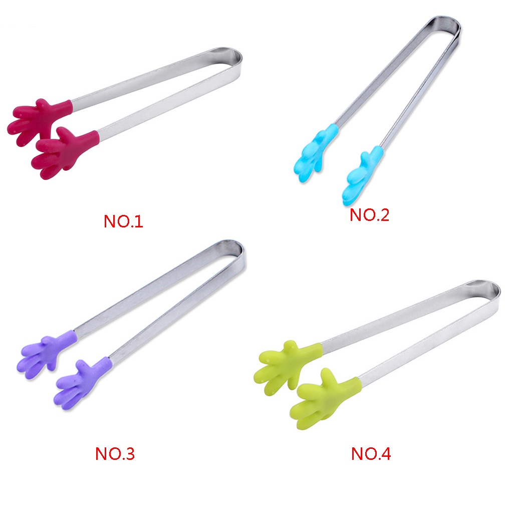 Kẹp Gắp Bánh Muffin/Sô Cô La/Bánh Nướng Bằng Silicone Hình Bàn Tay Nhỏ Gọn Dành Cho Nhà Bếp