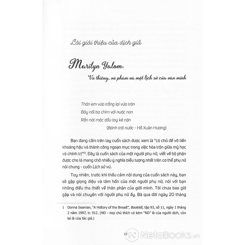 Sách - Lịch Sử Vú - PNU