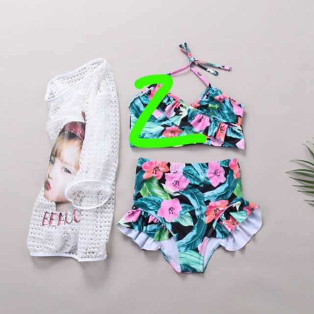 COMBO SET BƠI BÉ GÁI 3 MÓN SZ 2-7