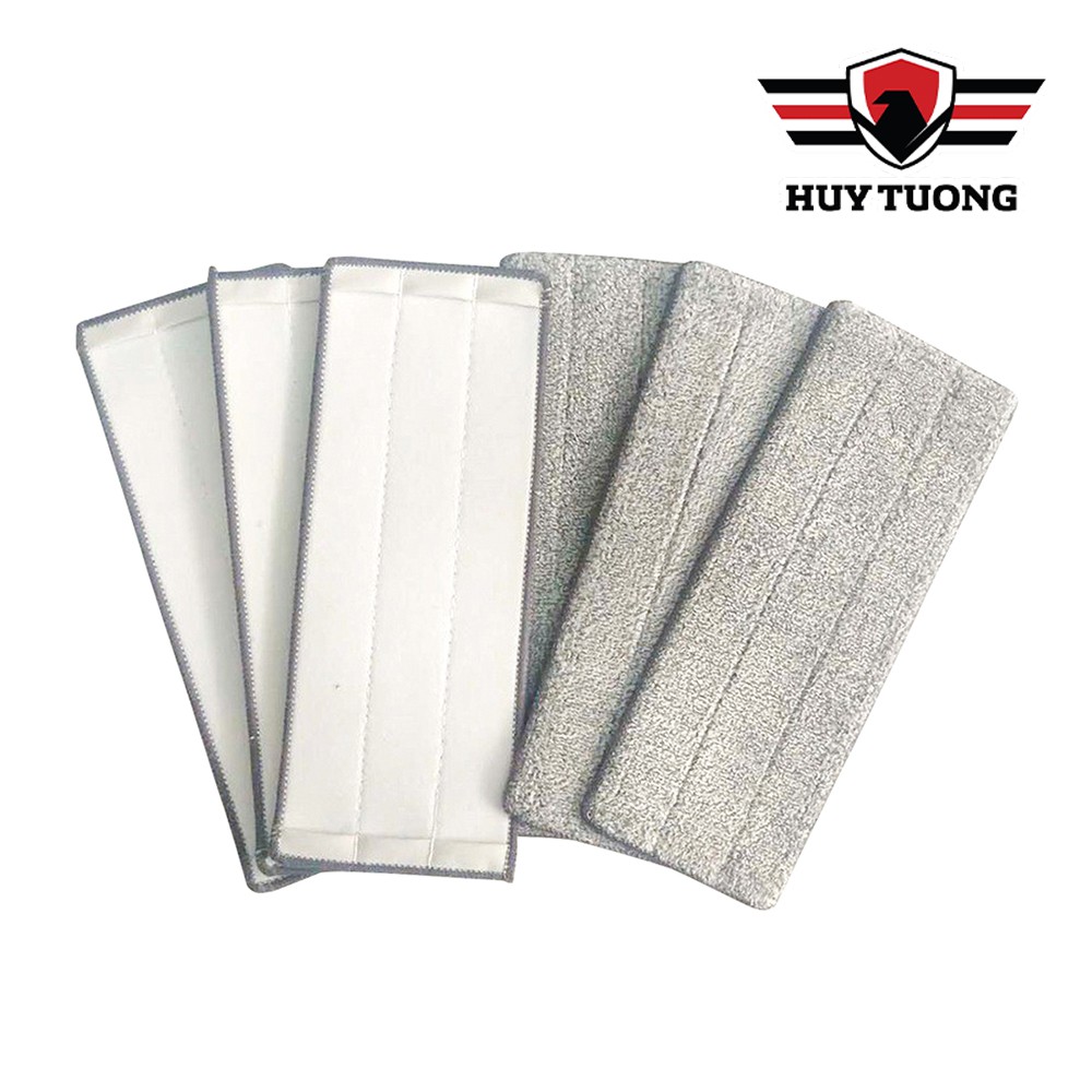 COMBO Bông lau nhà thay thế  FREE SHIP  Bông lau nhà thay thế cho cây lau nhà tự vắt SIZE 12x33cm - Huy Tưởng