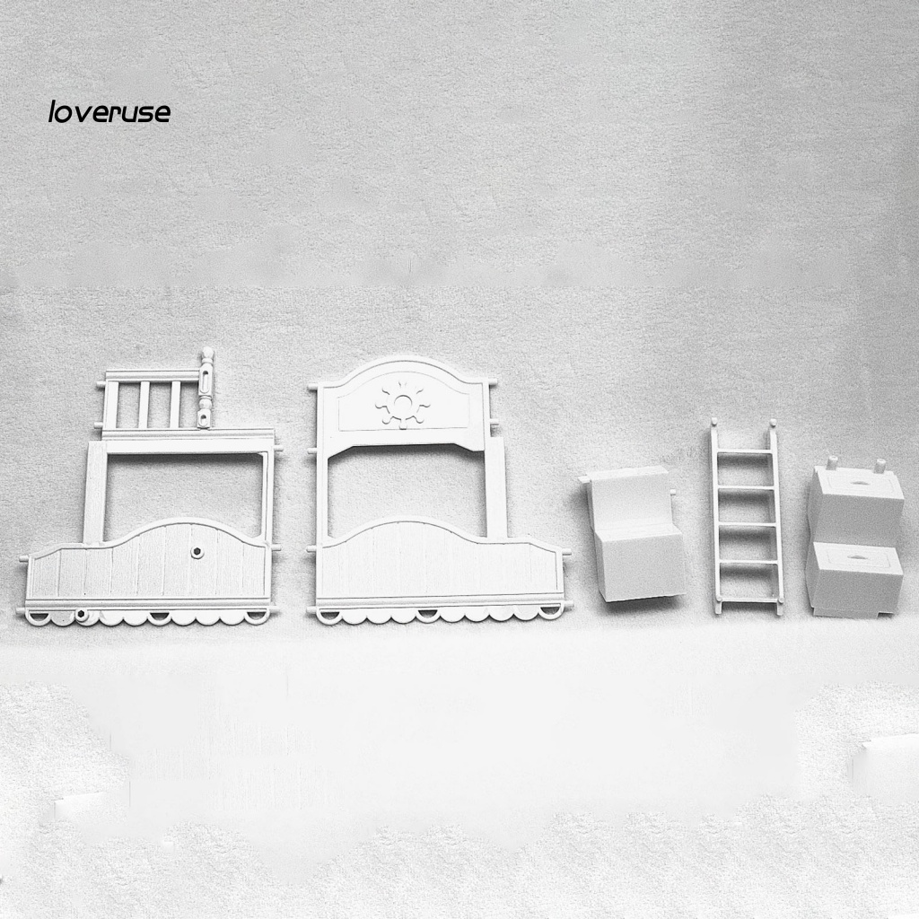 Giường Ngủ Đồ Chơi Di Động Tinh Tế Cho Bé Gái