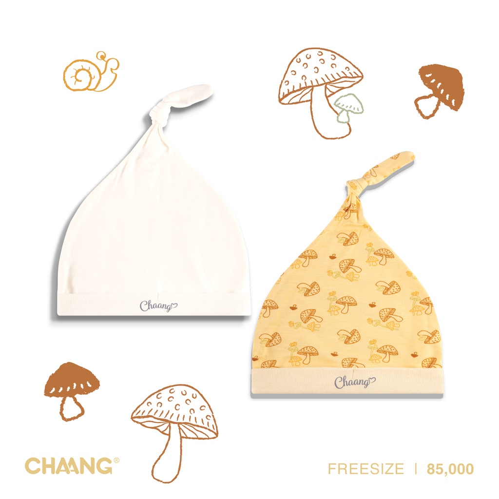 [CHAANG] set mũ thóp cho bé Park Chaang (4 màu)