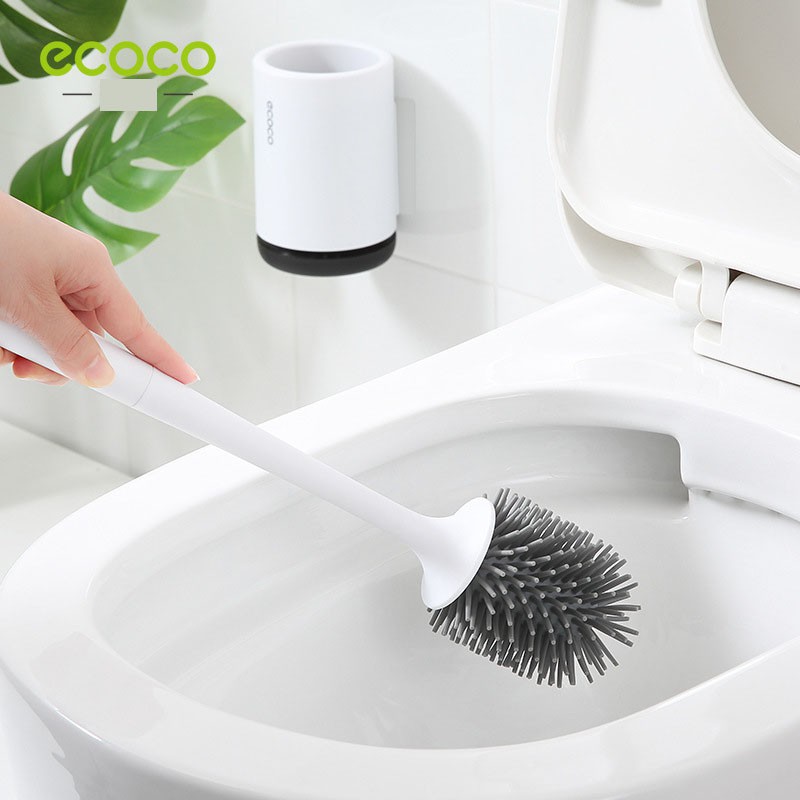 Chổi cọ rửa nhà vệ sinh, chổi nhà tắm, cọ toilet ECOCO cao cấp, siêu sạch kiểu treo tường đa năng